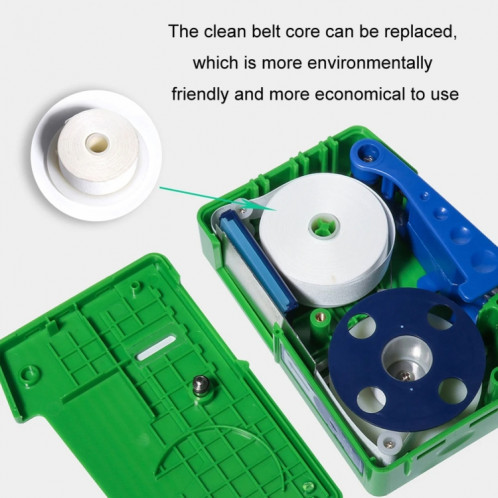 Remplacement de la boîte de nettoyage de fibres de cassette portative Komshine, modèle : CC-550-R SK8802875-08